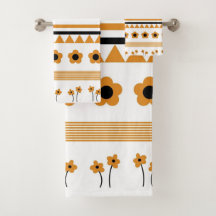 Blume-Dreieck-Muster für Grenzstreifen