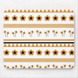 Blume-Dreieck-Muster für Grenzstreifen Mousepad