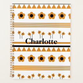 Blume-Dreieck-Muster für Grenzstreifen Planer