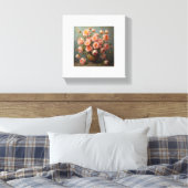 Blume Druck auf Leinwand (Insitu (Schlafzimmer))