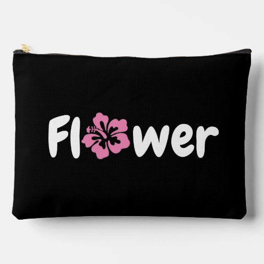 Blume Druckausschnitt Nähtasche Zubehörtasche (Vorderseite)