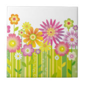 Blume drucken fliese (Vorderseite)