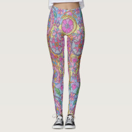 Blume drucken Leggings
