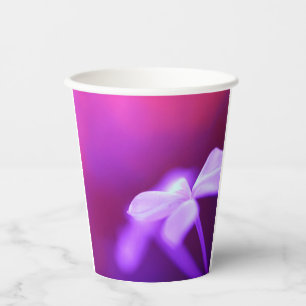 Blume drucken Papierbecher