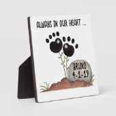 Blume drucken Speicherstiefloss einfügen Fotoplatte (Vorderseite)