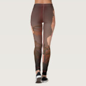 BLUME DRUCKT Leggings (Rückseite)