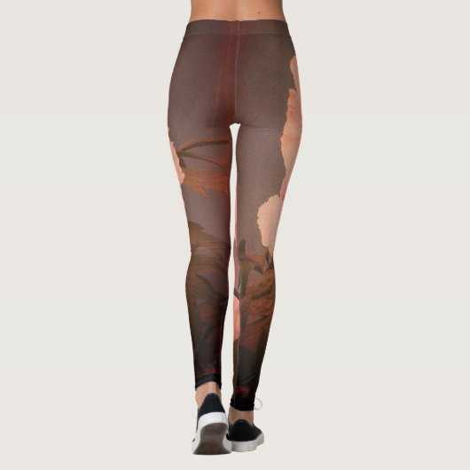 BLUME DRUCKT Leggings (Rückseite)