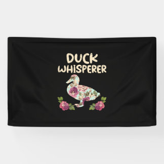 Blume Duck Whisperer Funny Farm Animal Banner