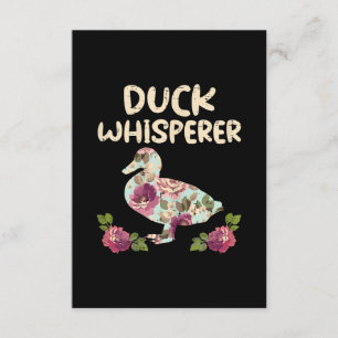 Blume Duck Whisperer Funny Farm Animal Begleitkarte