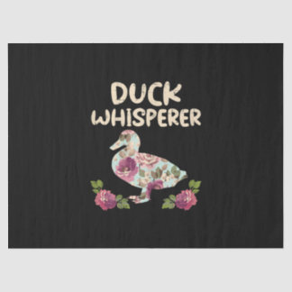 Blume Duck Whisperer Funny Farm Animal Seidenpapier