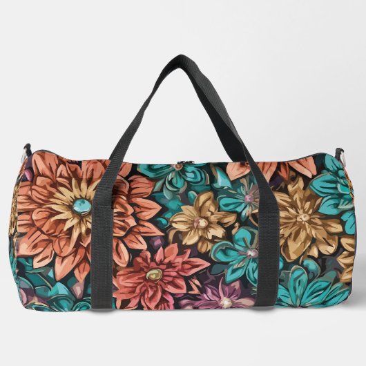Blume Duffle Bag (Vorderseite)