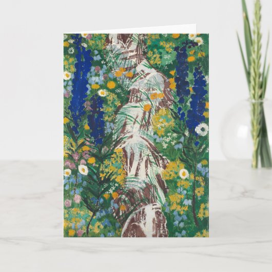 Blume durch den Strom | August Babberger Karte (Vorderseite)