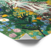 Blume durch den Strom | August Babberger Poster (Ecke)