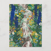 Blume durch den Strom | August Babberger Postkarte (Vorderseite)