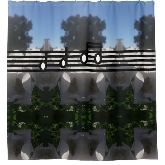 BLUME DUSCHE MIT SKY DUSCHVORHANG (Vorderseite)