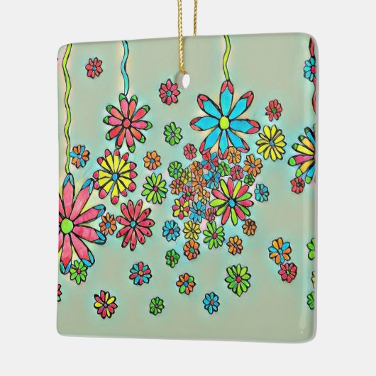 Blume Dusche Ornament (Links)
