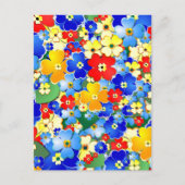 Blume-Dusche Postkarte (Vorderseite)