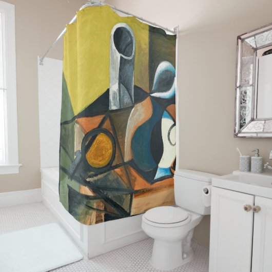 Blume Duschvorhang (Beispiel)