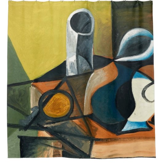 Blume Duschvorhang (Vorderseite)