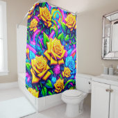 Blume Duschvorhang (Beispiel)