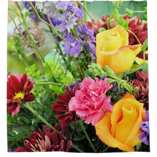 Blume Duschvorhang (Vorderseite)