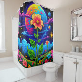 Blume Duschvorhang (Beispiel)