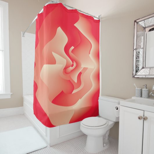 Blume Duschvorhang (Beispiel)