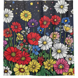 Blume Duschvorhang