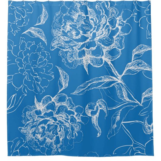 Blume Duschvorhang (Vorderseite)