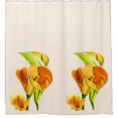 Blume Duschvorhang (Vorderseite)