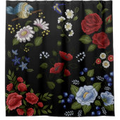 Blume Duschvorhang (Vorderseite)