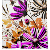 Blume Duschvorhang (Vorderseite)