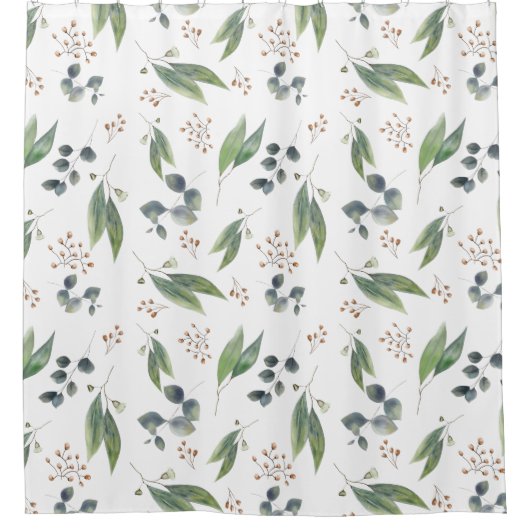 Blume Duschvorhang (Vorderseite)