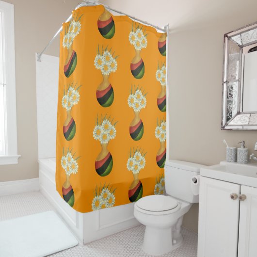 Blume Duschvorhang (Beispiel)