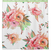 Blume Duschvorhang (Vorderseite)