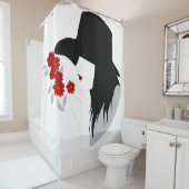 Blume Duschvorhang (Beispiel)