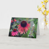 Blume Echinacea mit Beileid Karte (Gelbe Blume)