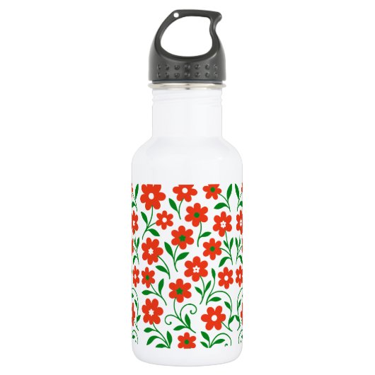 Blume Edelstahlflasche (Vorderseite)