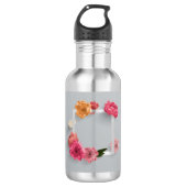 Blume Edelstahlflasche (Vorderseite)