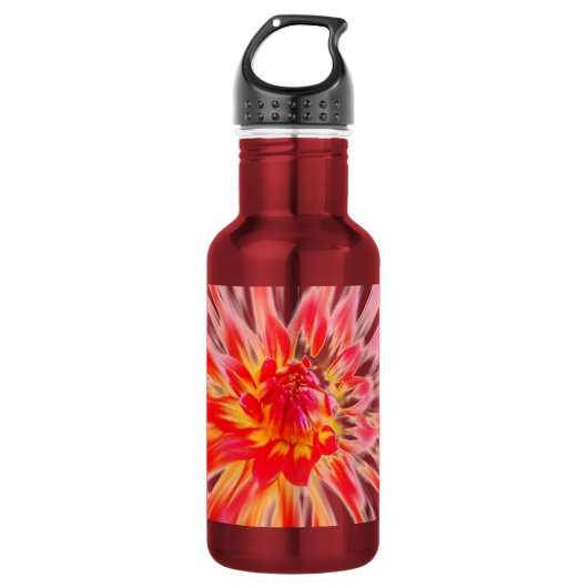 Blume Edelstahlflasche (Vorderseite)