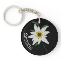 Blume Edelweiß und Schwarz