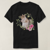 Blume Eichhörnchen T-Shirt (Design vorne)