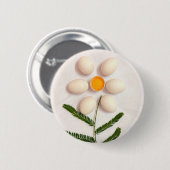 Blume Eierjolk Button (Vorne & Hinten)