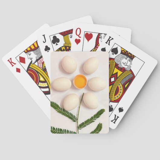 Blume Eierjolk Spielkarten (Rückseite)