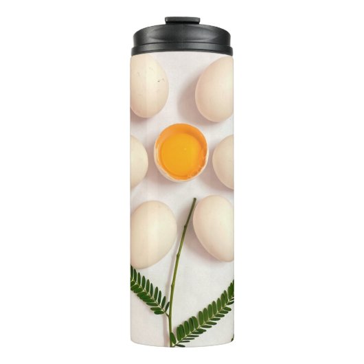 Blume Eierjolk Thermosbecher (Vorderseite)