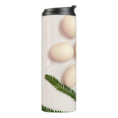 Blume Eierjolk Thermosbecher (Nach links gedreht)