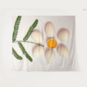 Blume Eierjolk Wandteppich (Vorderseite (Horizontal))