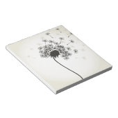 Blume eines Kronleuchters Notizblock (angewinkelt)