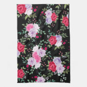 Blume - Einfache Farben Geschirrtuch (Vertikal)