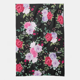 Blume - Einfache Farben Geschirrtuch